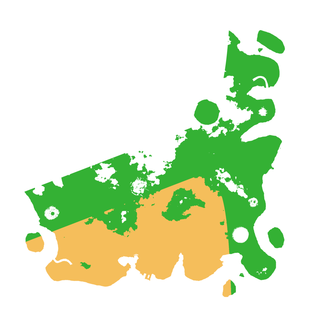 Biome Rust Map: Procedural Map, Size: 3500, Seed: 467160726