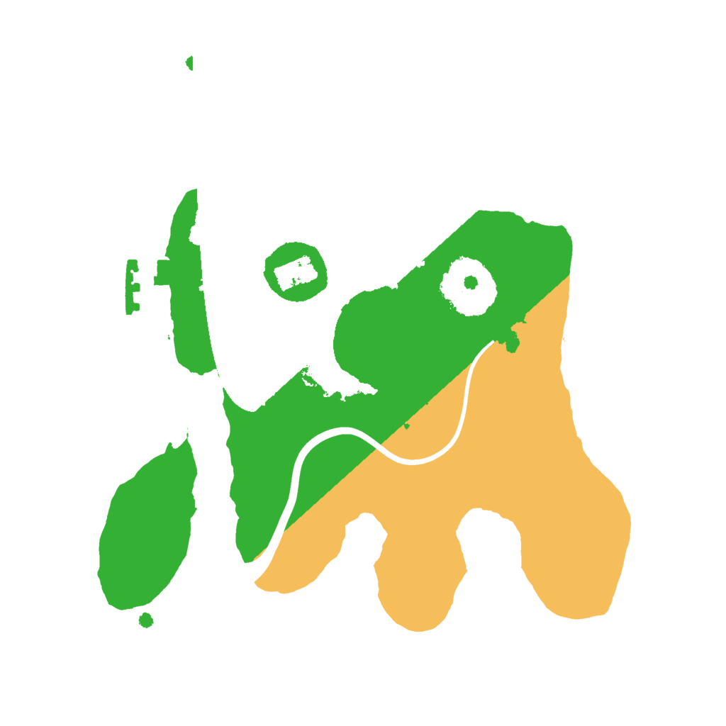 Biome Rust Map: Procedural Map, Size: 2000, Seed: 8562