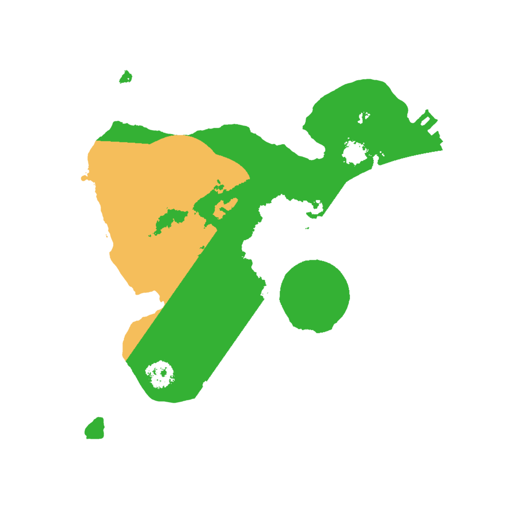 Biome Rust Map: Procedural Map, Size: 2000, Seed: 283