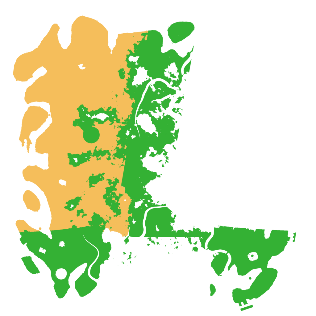 Biome Rust Map: Procedural Map, Size: 5000, Seed: 1213036371