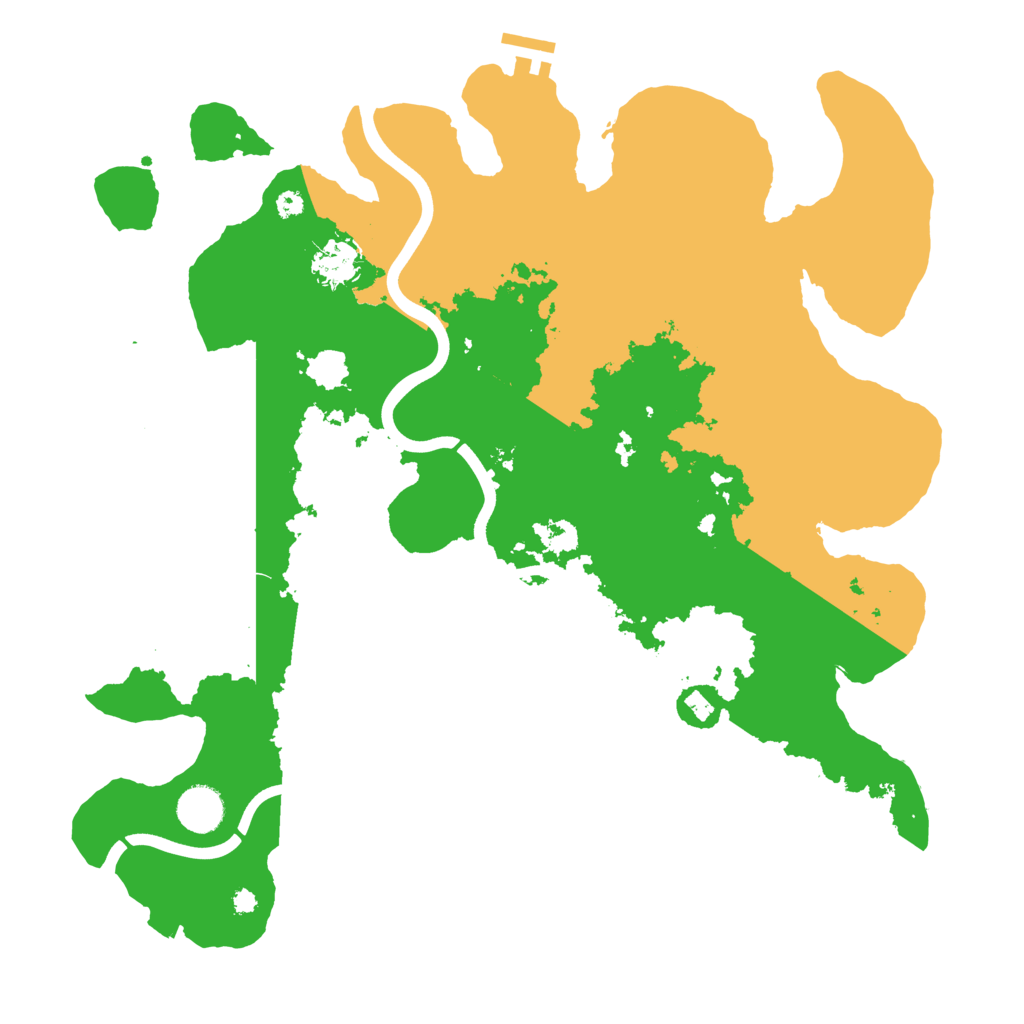 Biome Rust Map: Procedural Map, Size: 3850, Seed: 44587024