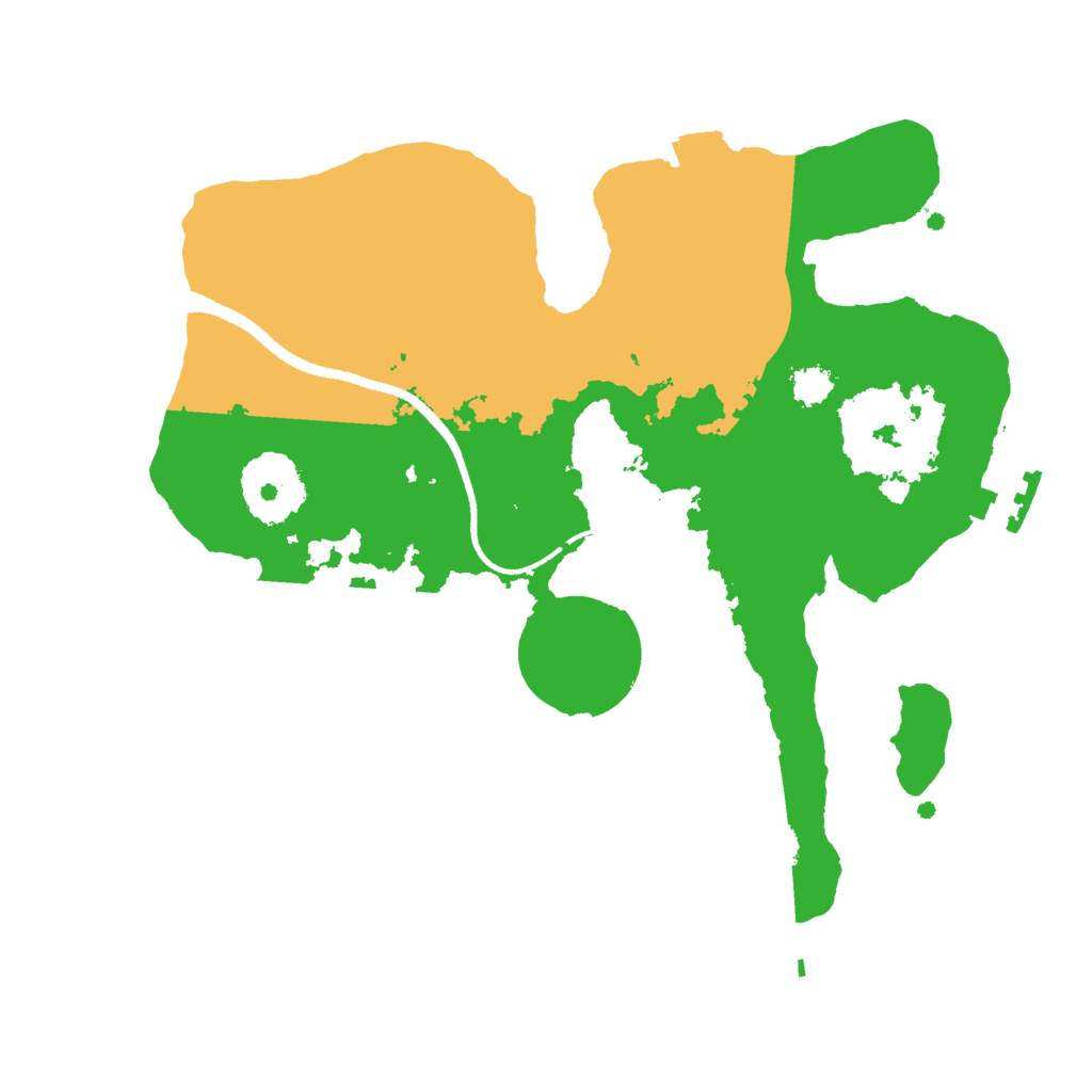 Biome Rust Map: Procedural Map, Size: 2500, Seed: 229