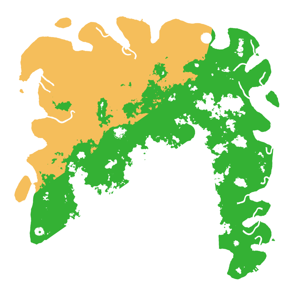 Biome Rust Map: Procedural Map, Size: 5000, Seed: 151316169