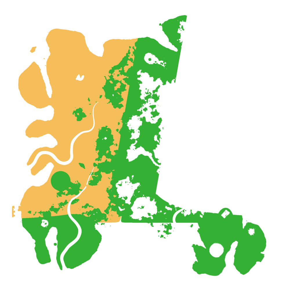 Biome Rust Map: Procedural Map, Size: 4000, Seed: 836429456
