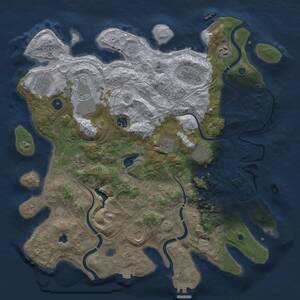 Thumbnail Rust Map: Procedural Map, Size: 4250, Seed: 41, 16 Monuments