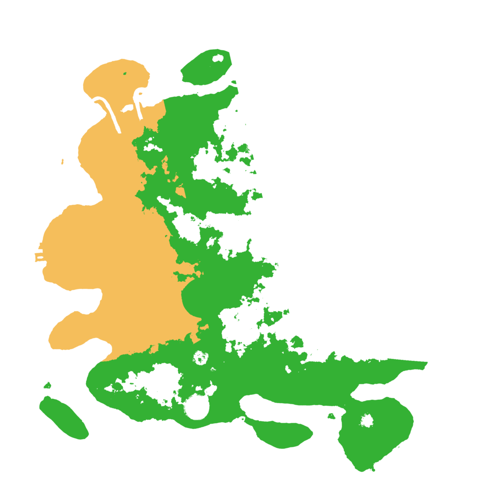 Biome Rust Map: Procedural Map, Size: 3501, Seed: 19904