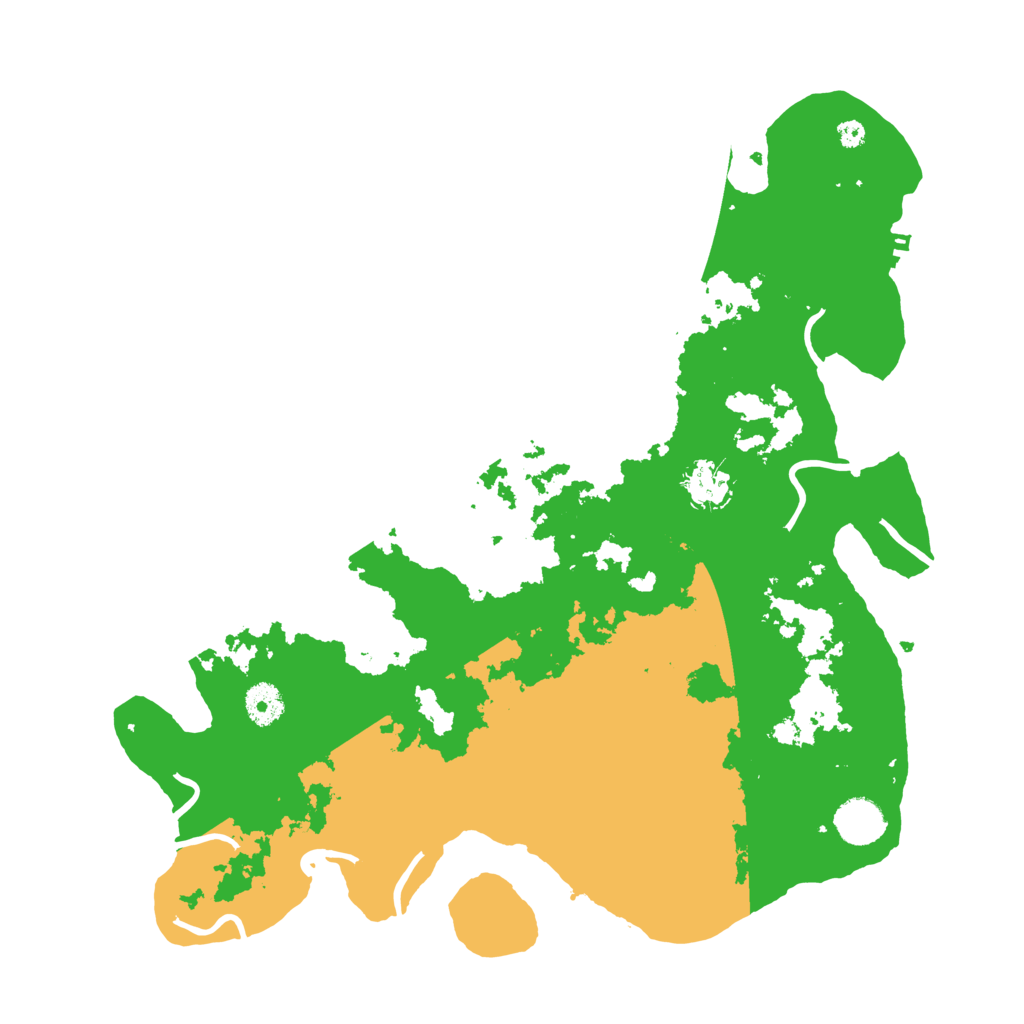 Biome Rust Map: Procedural Map, Size: 3850, Seed: 2096136903