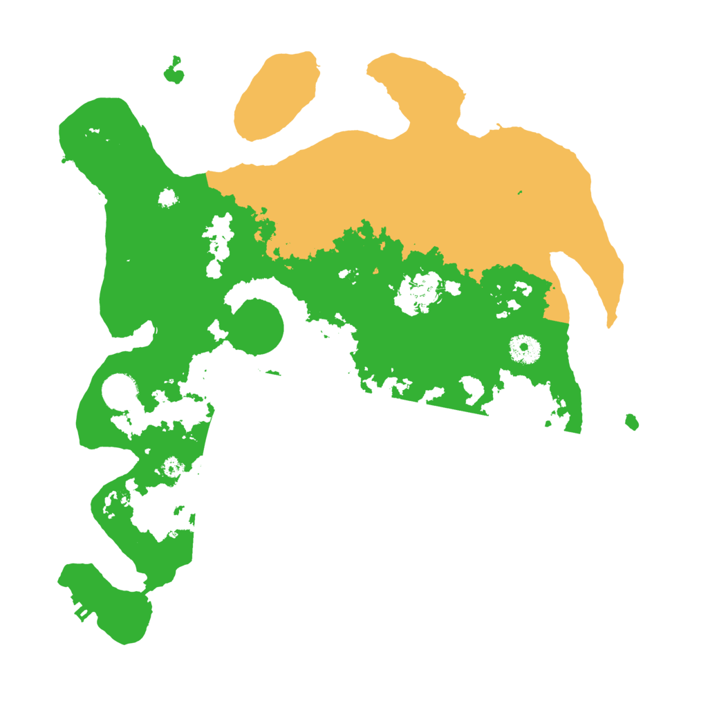 Biome Rust Map: Procedural Map, Size: 3501, Seed: 1447