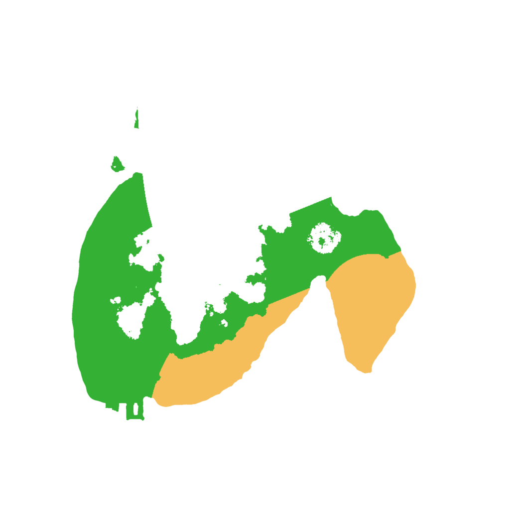 Biome Rust Map: Procedural Map, Size: 1750, Seed: 1244006146