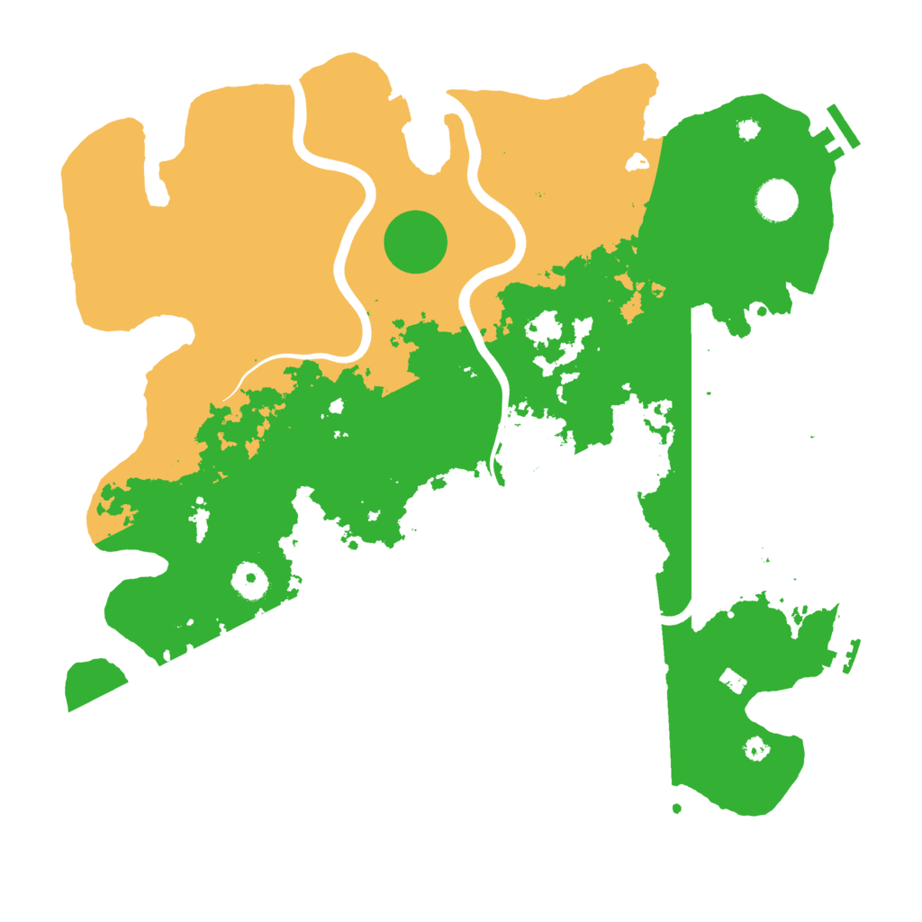 Biome Rust Map: Procedural Map, Size: 3850, Seed: 1397543595