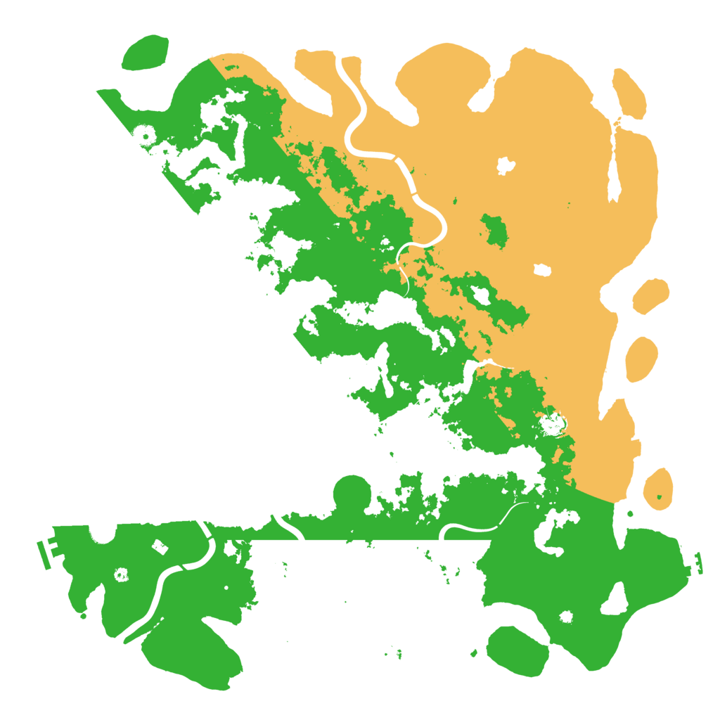Biome Rust Map: Procedural Map, Size: 5000, Seed: 1623471613