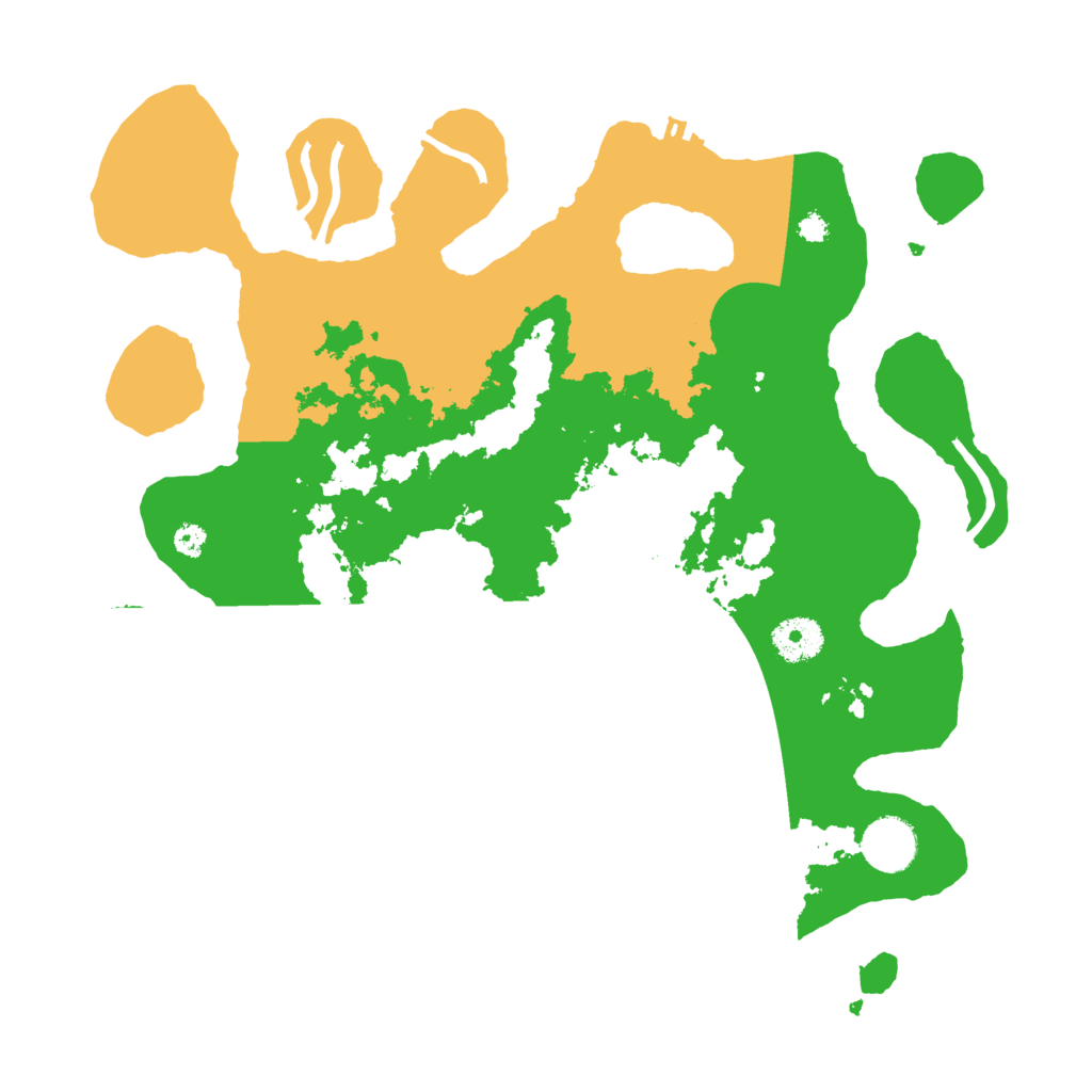 Biome Rust Map: Procedural Map, Size: 3500, Seed: 10354471