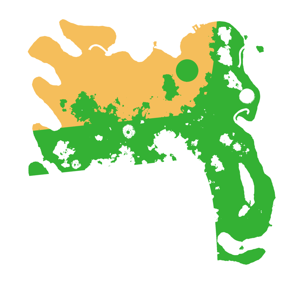 Biome Rust Map: Procedural Map, Size: 3500, Seed: 27013321