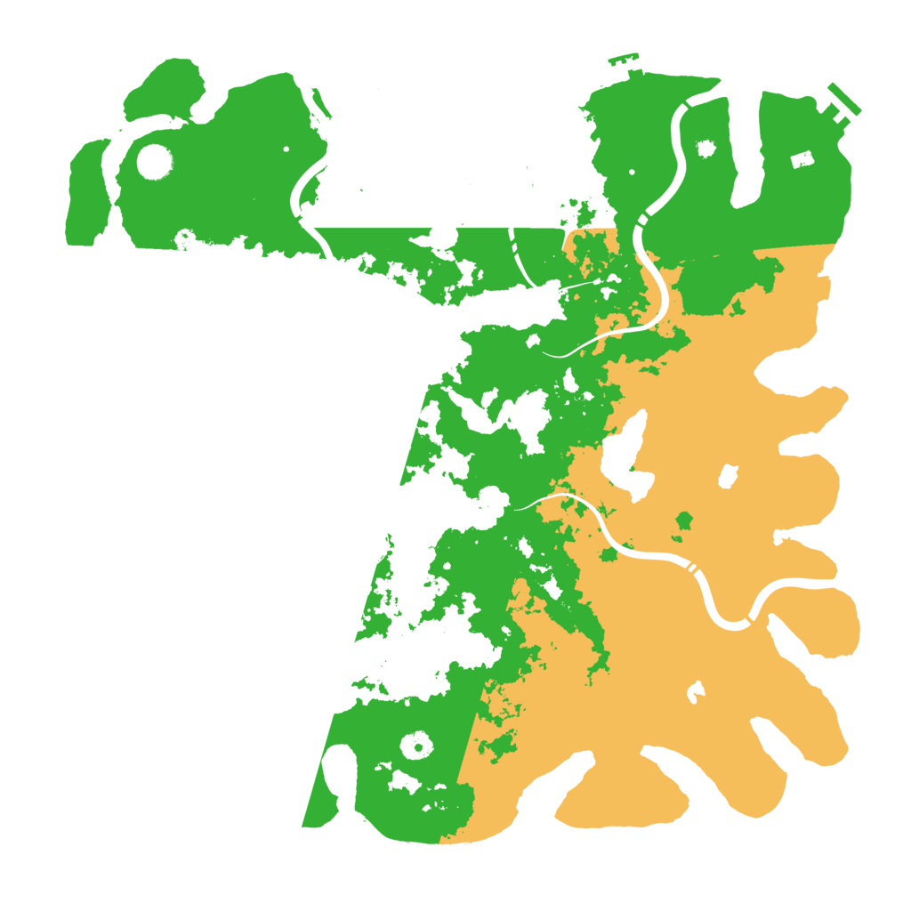 Biome Rust Map: Procedural Map, Size: 4500, Seed: 820856866