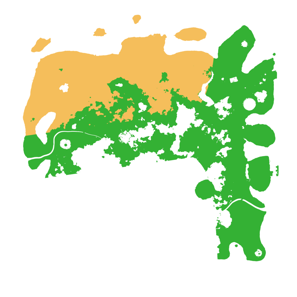 Biome Rust Map: Procedural Map, Size: 4250, Seed: 399005078