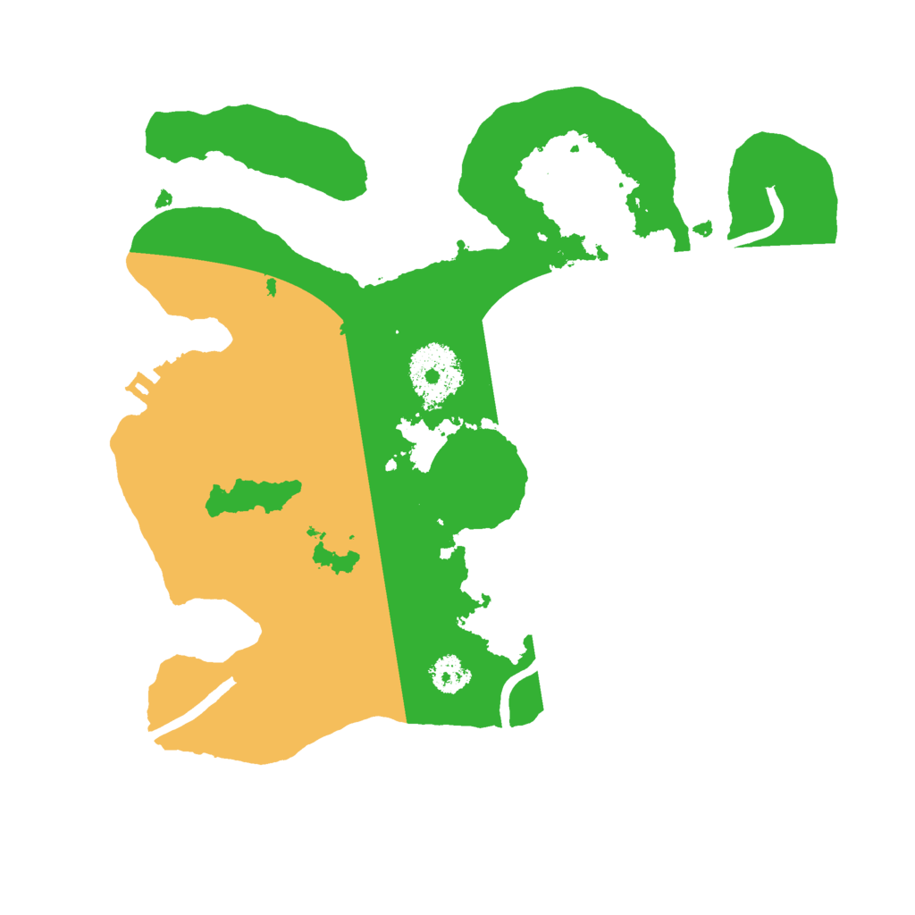 Biome Rust Map: Procedural Map, Size: 2500, Seed: 2081700607