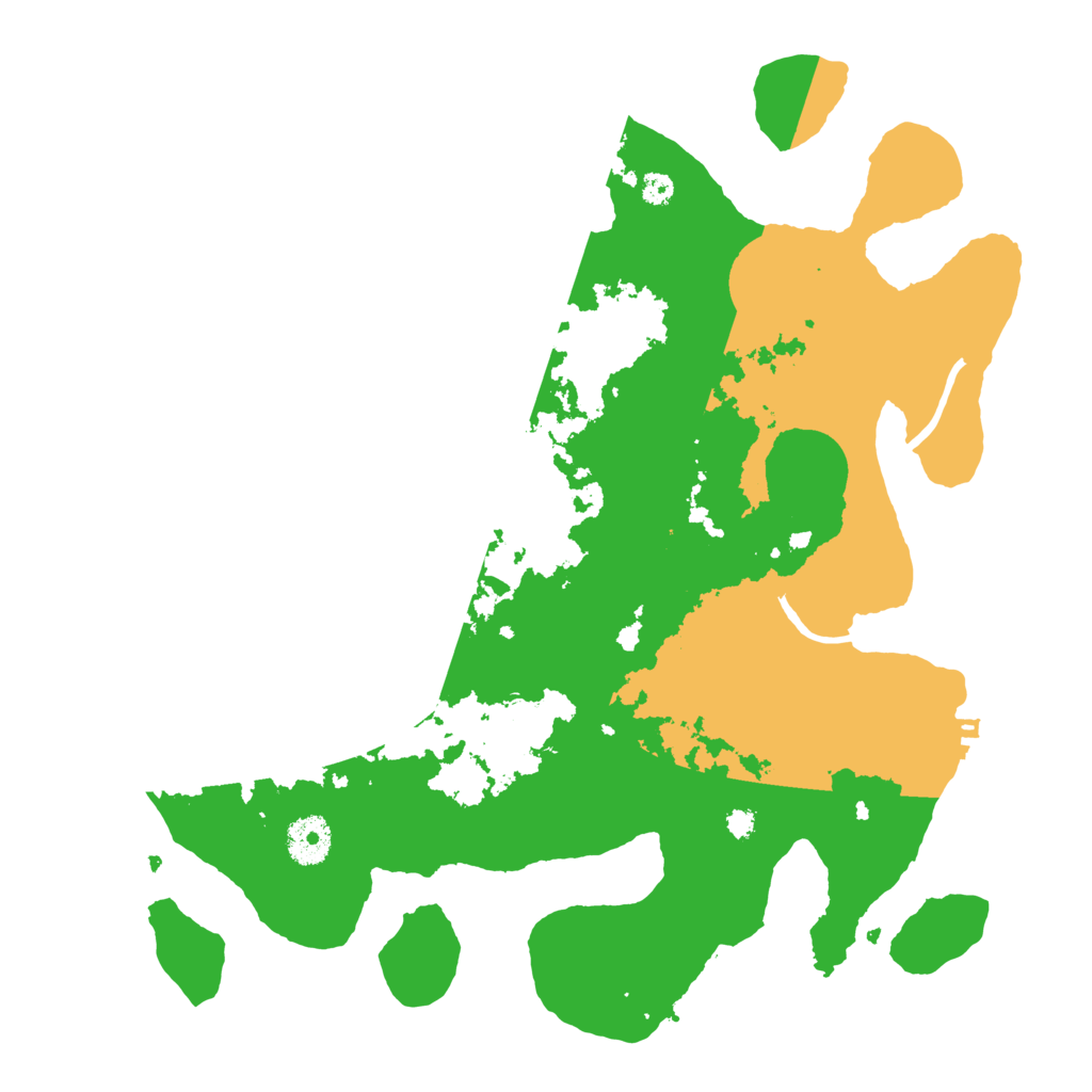 Biome Rust Map: Procedural Map, Size: 3500, Seed: 1979132333