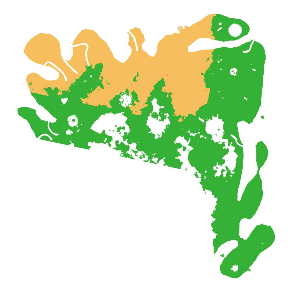 Biome Rust Map: Procedural Map, Size: 3950, Seed: 2000512871