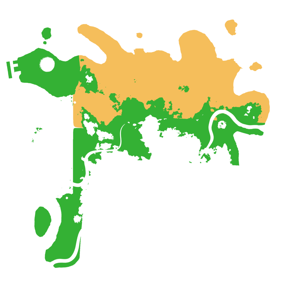 Biome Rust Map: Procedural Map, Size: 3500, Seed: 1698598828