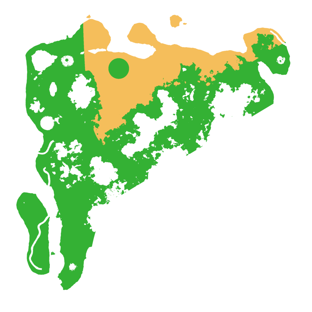 Biome Rust Map: Procedural Map, Size: 4000, Seed: 617591596