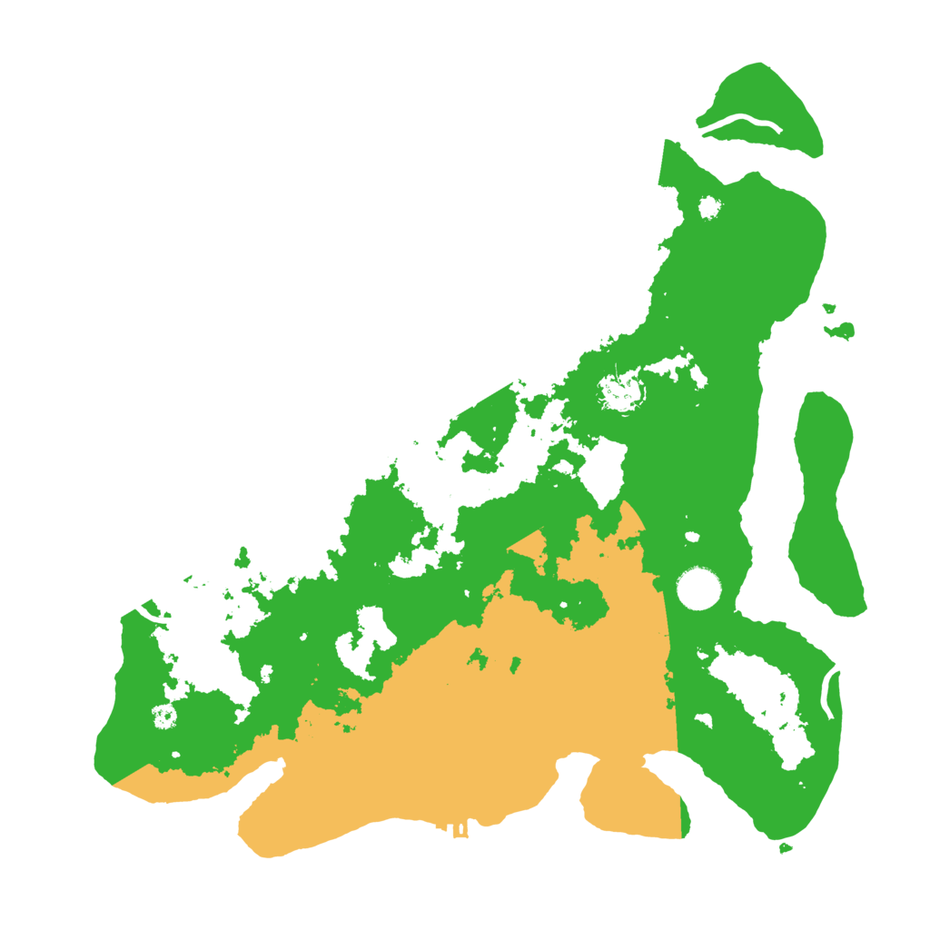 Biome Rust Map: Procedural Map, Size: 3800, Seed: 1822393041