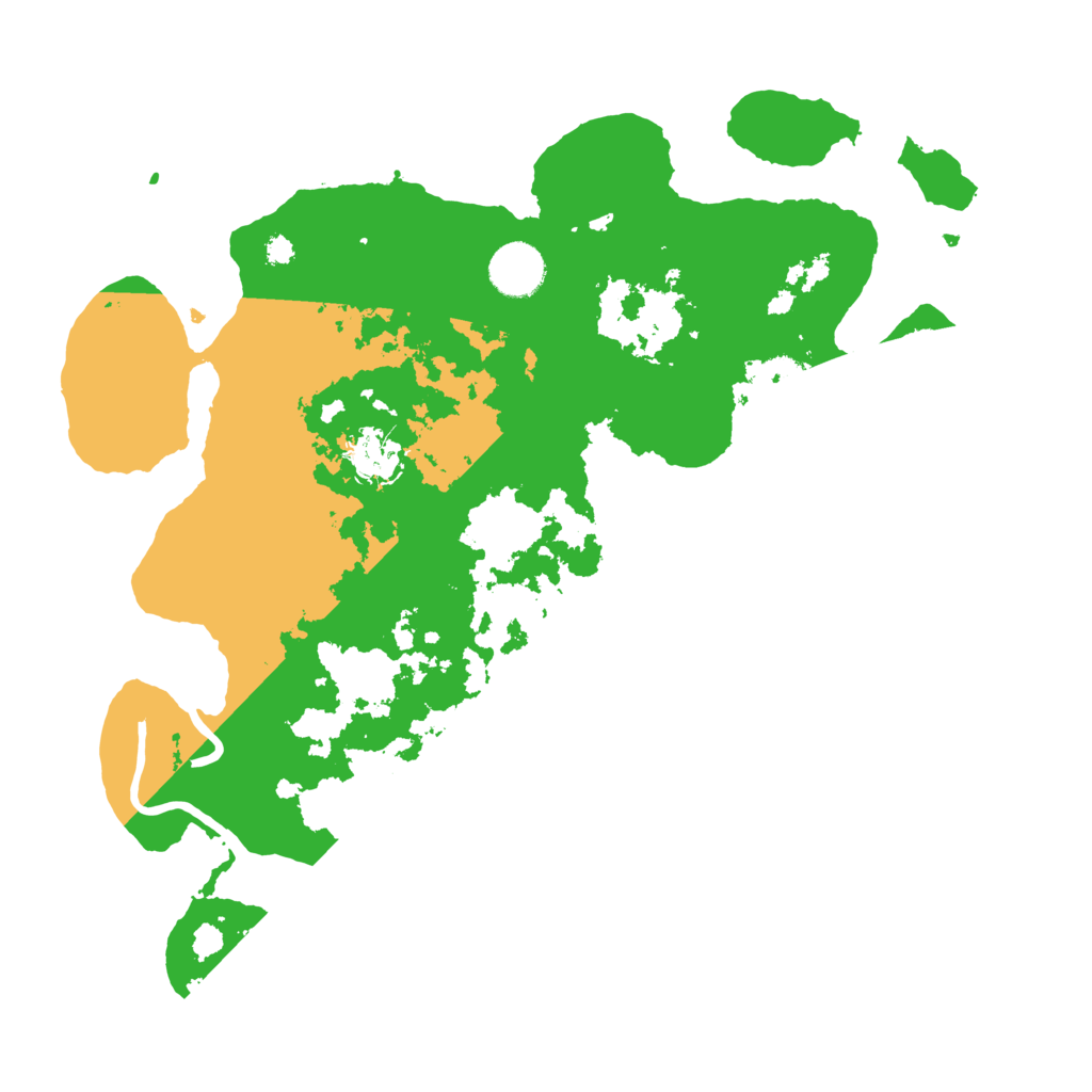 Biome Rust Map: Procedural Map, Size: 3500, Seed: 8401994