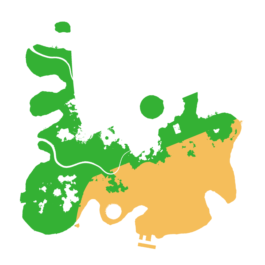 Biome Rust Map: Procedural Map, Size: 3000, Seed: 1244006146