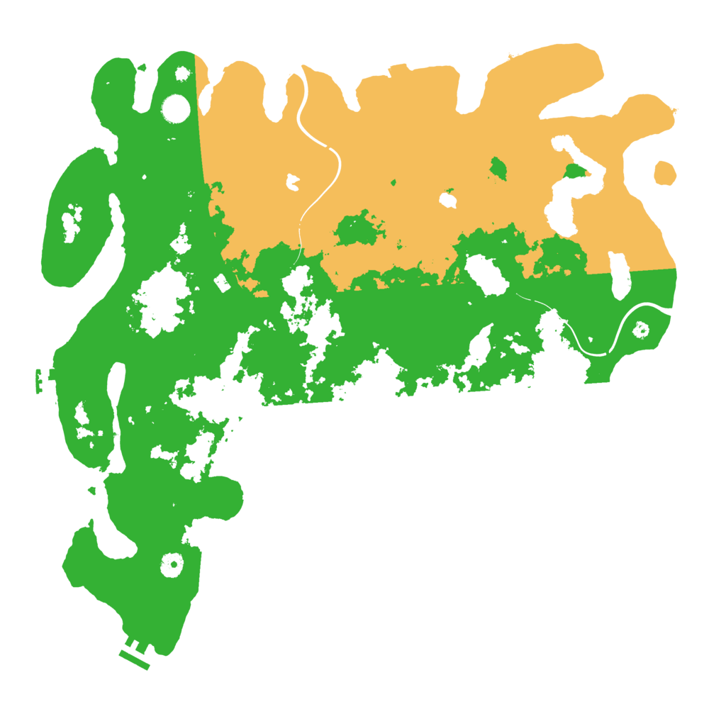 Biome Rust Map: Procedural Map, Size: 4500, Seed: 1104