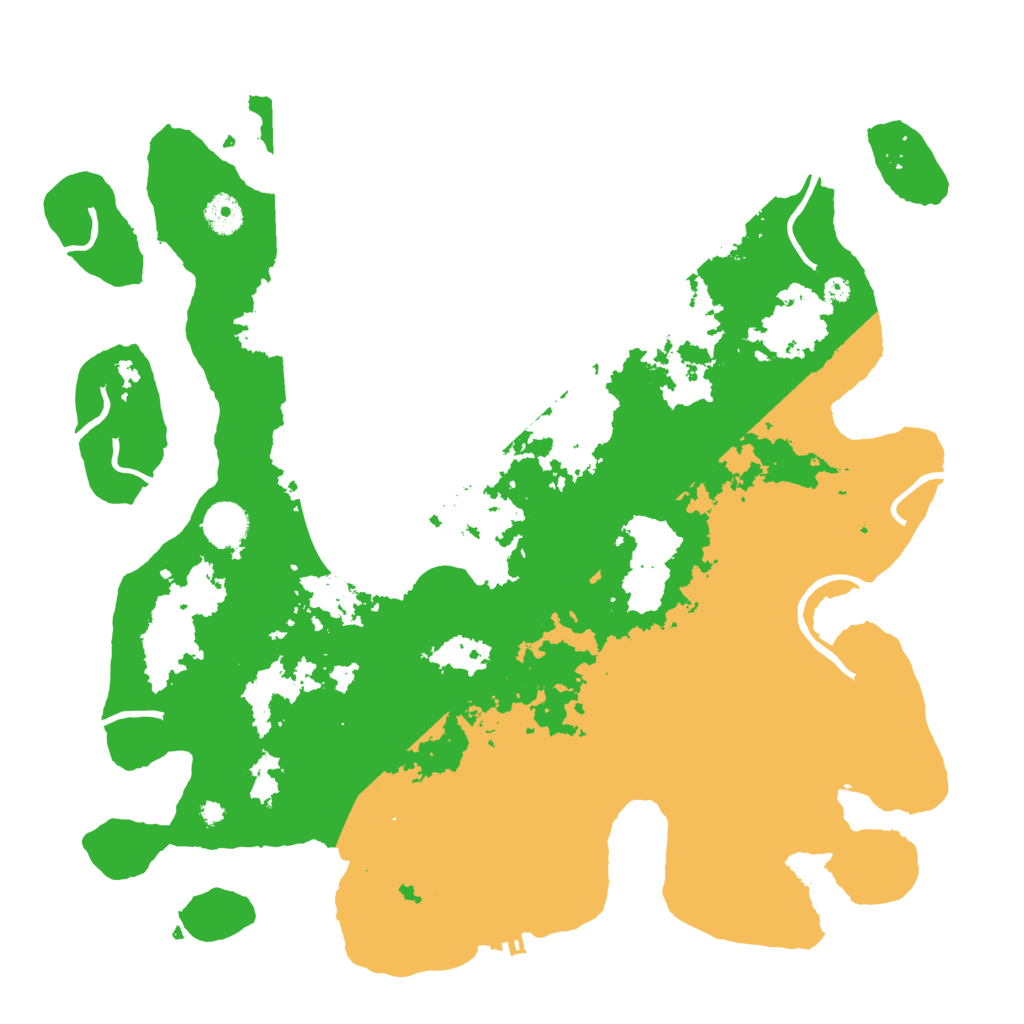 Biome Rust Map: Procedural Map, Size: 4000, Seed: 7286