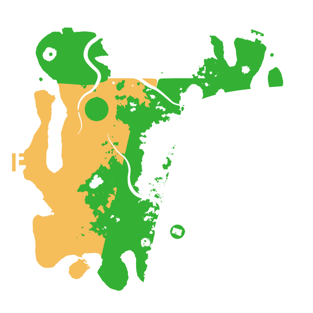 Biome Rust Map: Procedural Map, Size: 3500, Seed: 905902970
