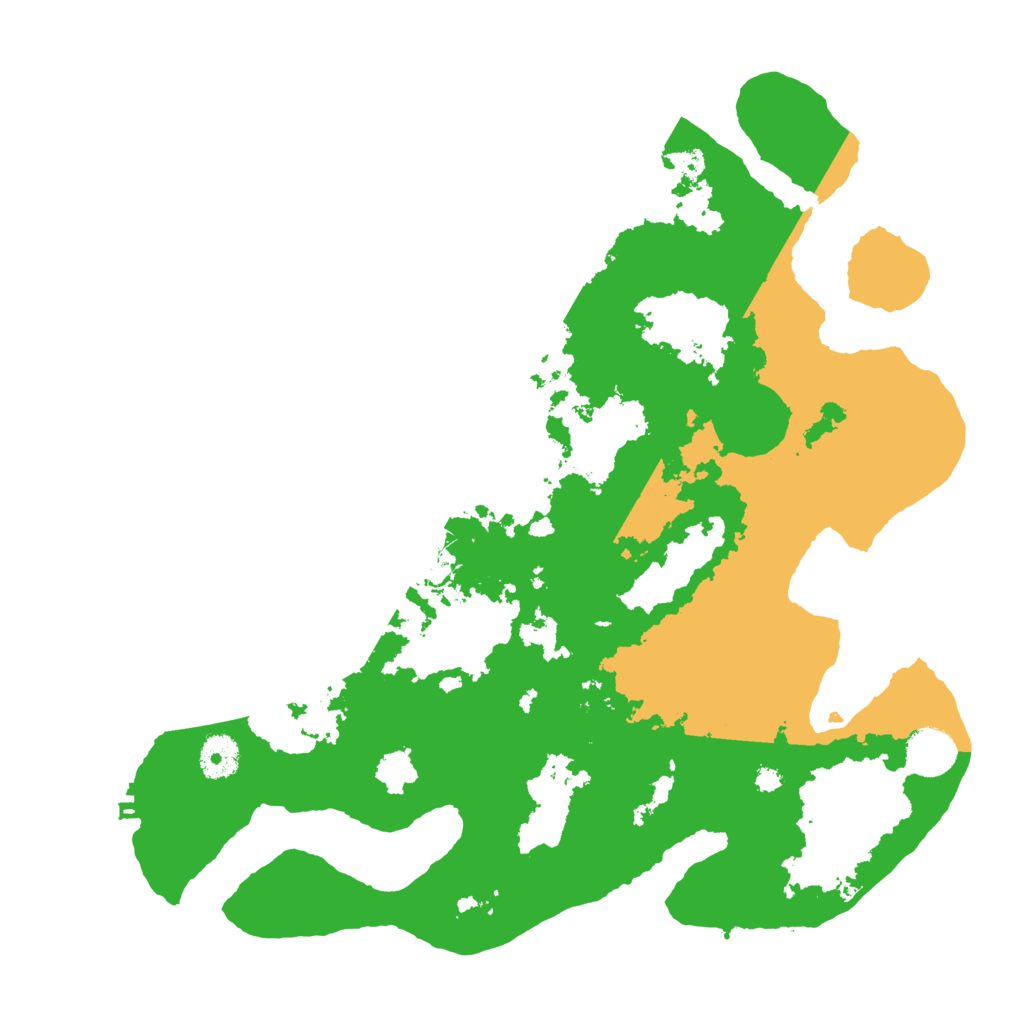 Biome Rust Map: Procedural Map, Size: 3700, Seed: 6510