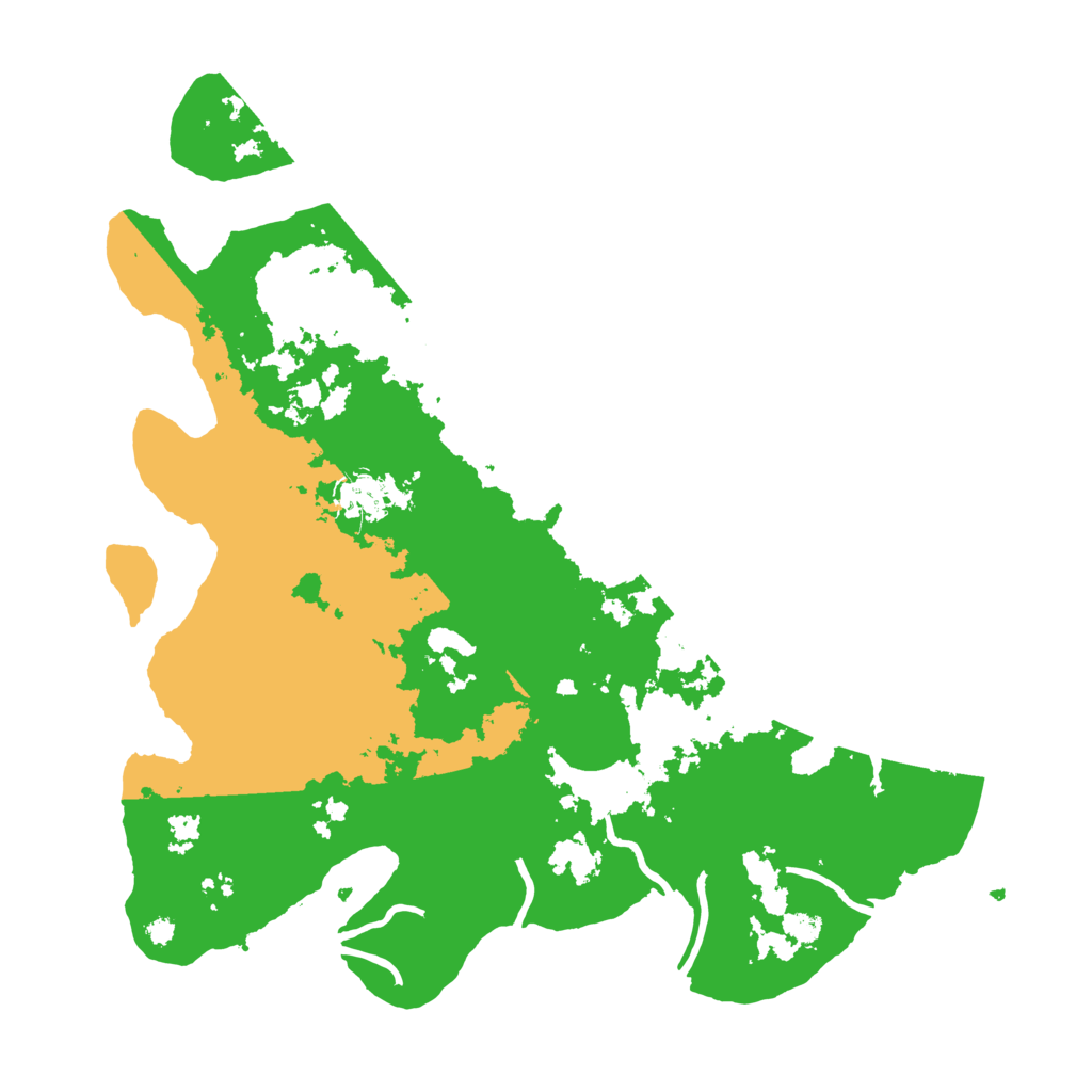 Biome Rust Map: Procedural Map, Size: 3700, Seed: 16448