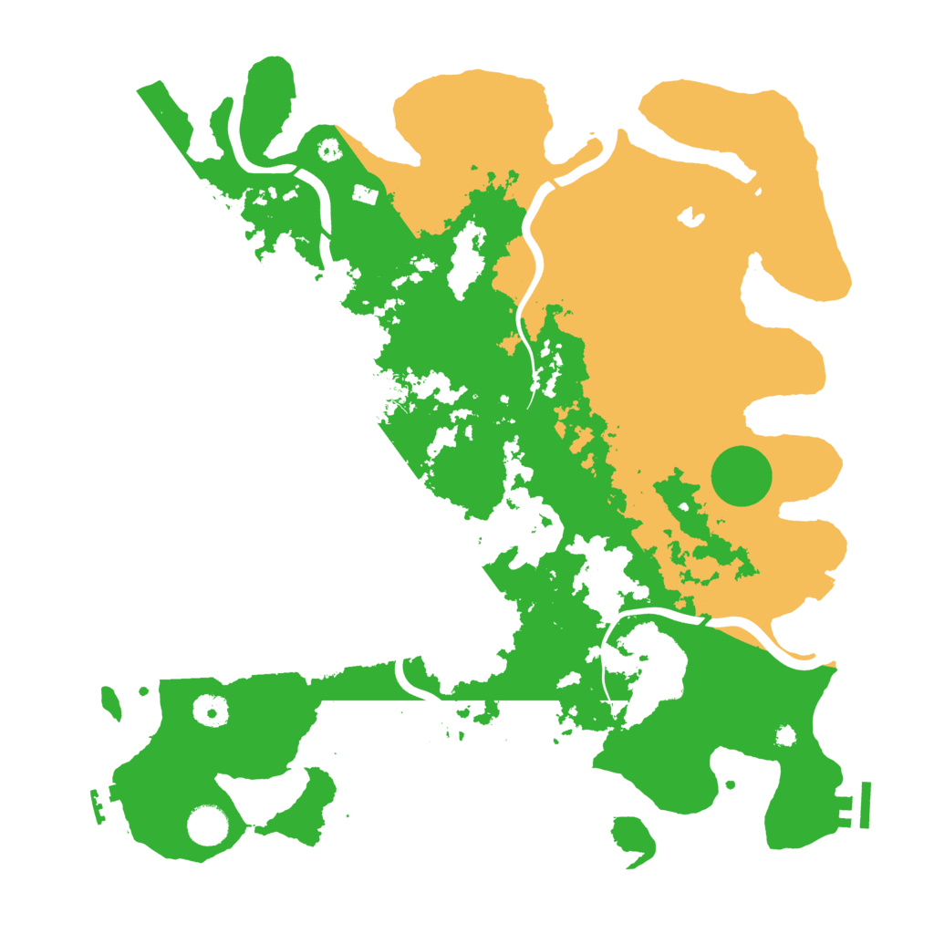 Biome Rust Map: Procedural Map, Size: 4050, Seed: 1778340649