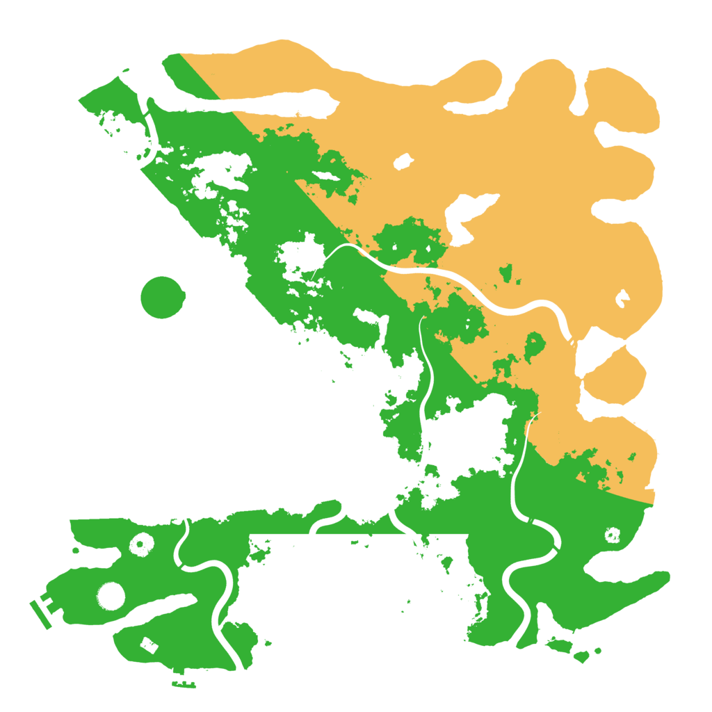 Biome Rust Map: Procedural Map, Size: 4500, Seed: 348076905