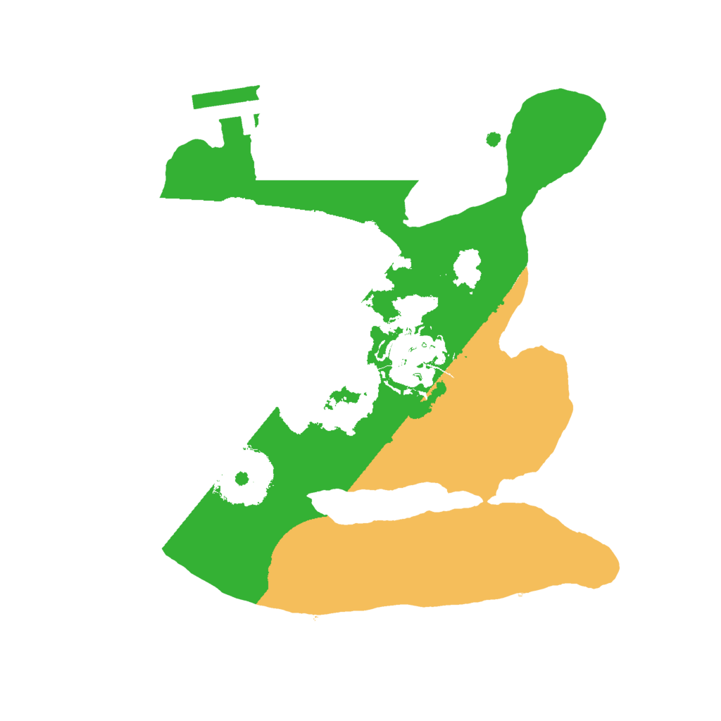 Biome Rust Map: Procedural Map, Size: 2000, Seed: 259684310