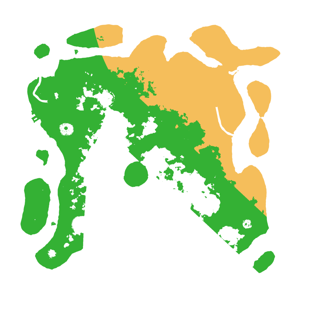 Biome Rust Map: Procedural Map, Size: 3500, Seed: 2017711342