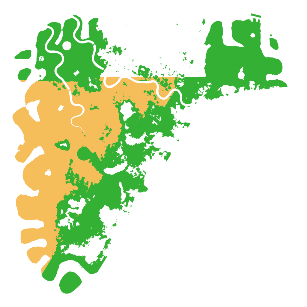 Biome Rust Map: Procedural Map, Size: 6000, Seed: 45241