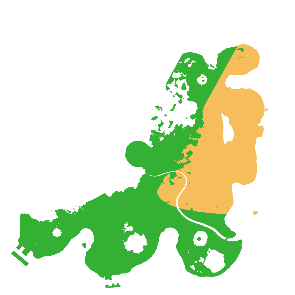 Biome Rust Map: Procedural Map, Size: 3000, Seed: 612255390