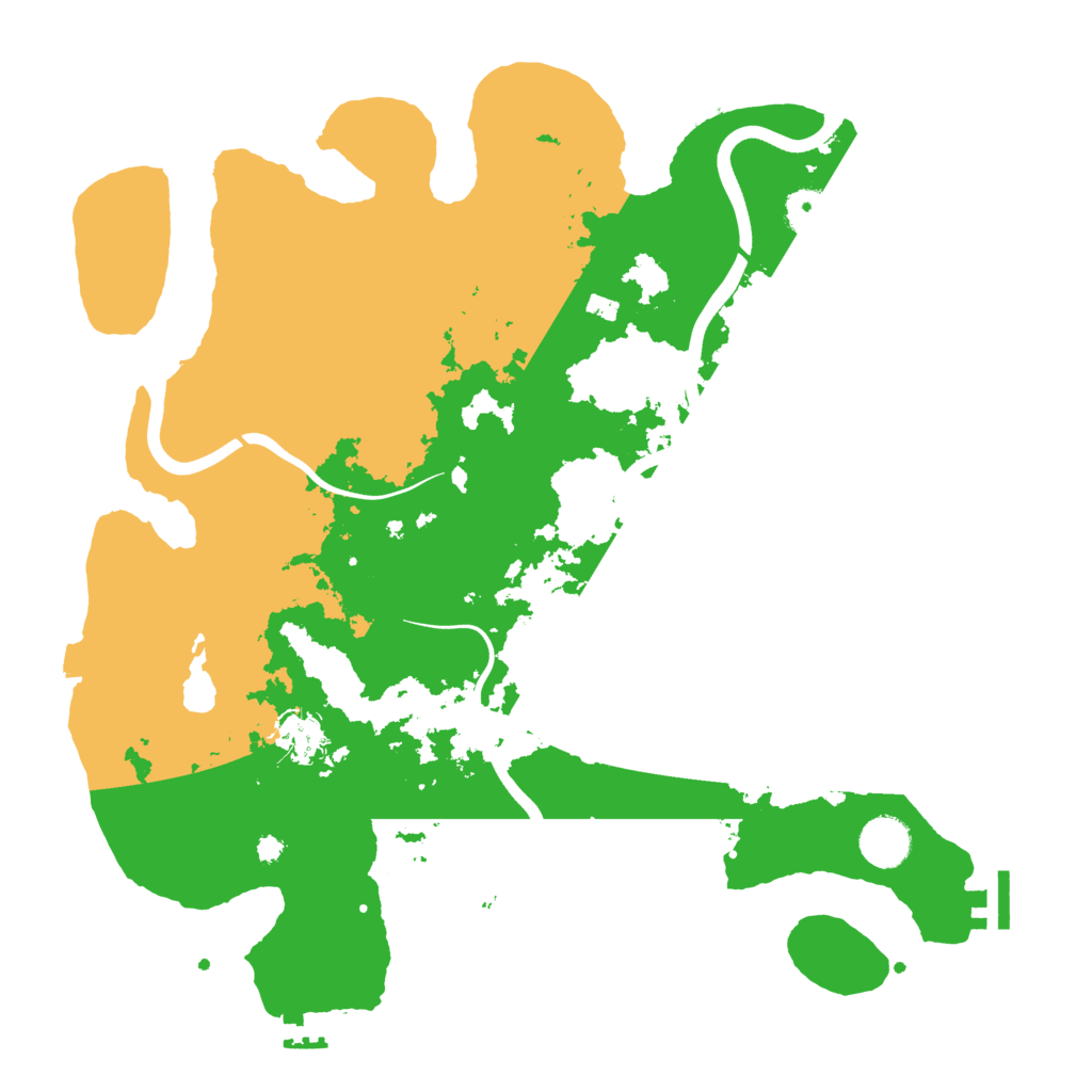 Biome Rust Map: Procedural Map, Size: 3750, Seed: 852153