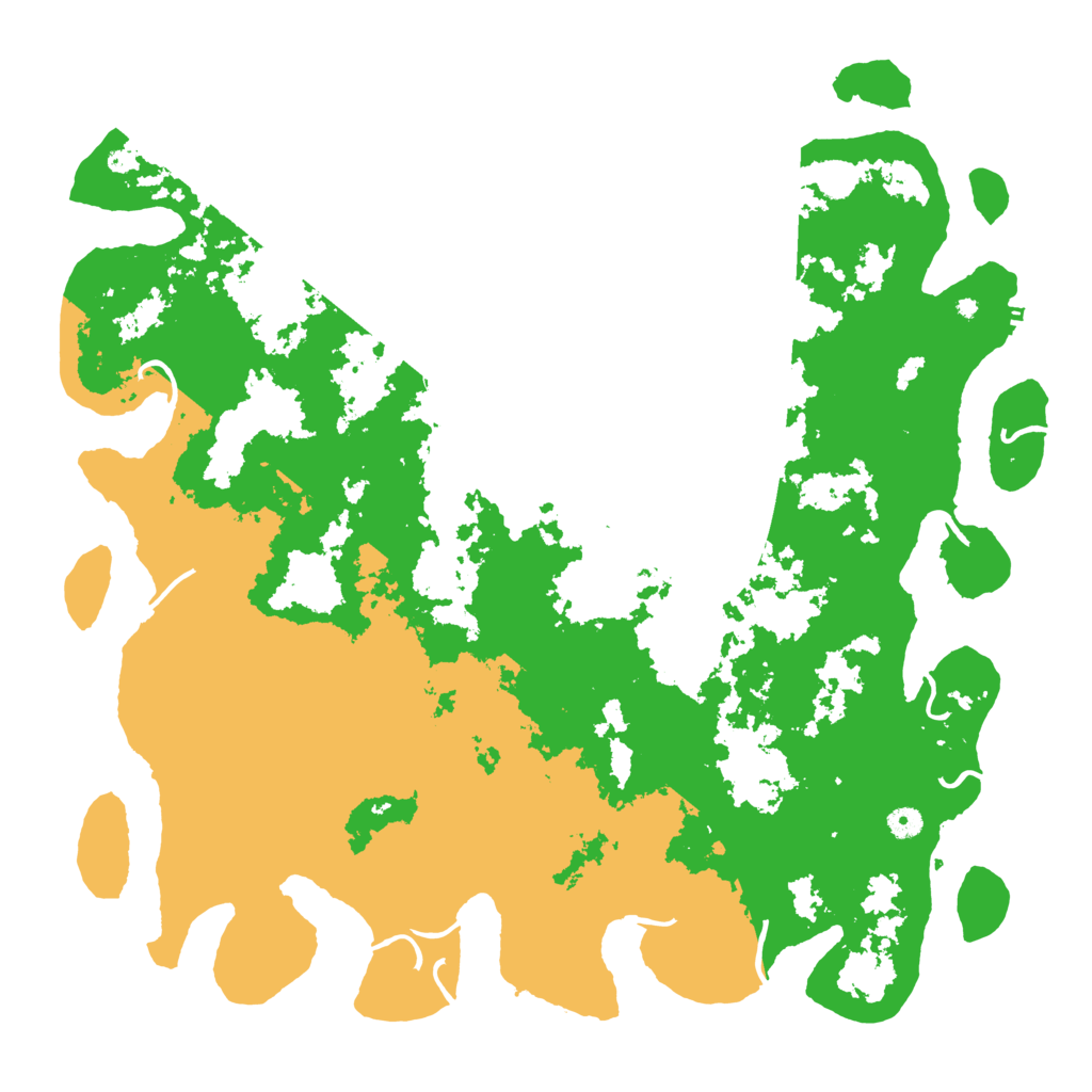 Biome Rust Map: Procedural Map, Size: 5000, Seed: 286
