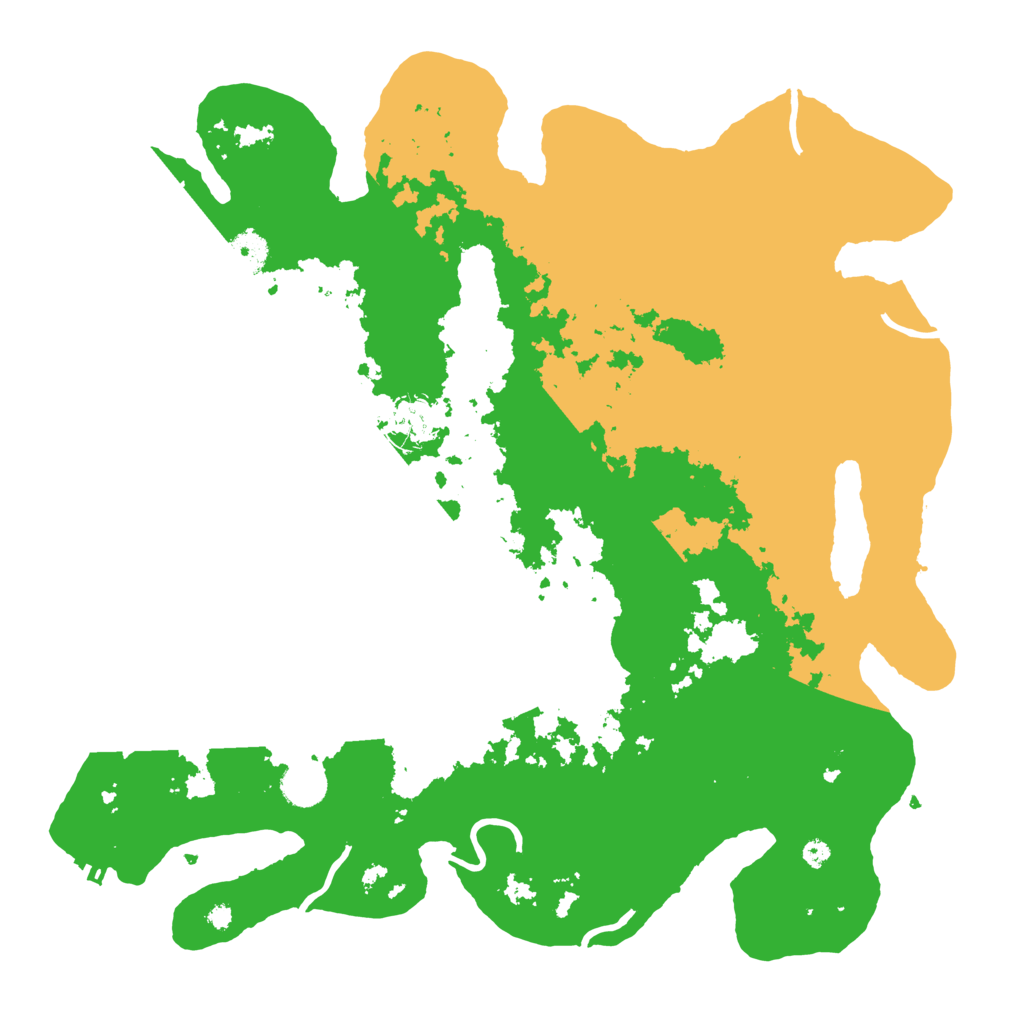 Biome Rust Map: Procedural Map, Size: 3950, Seed: 1254801492
