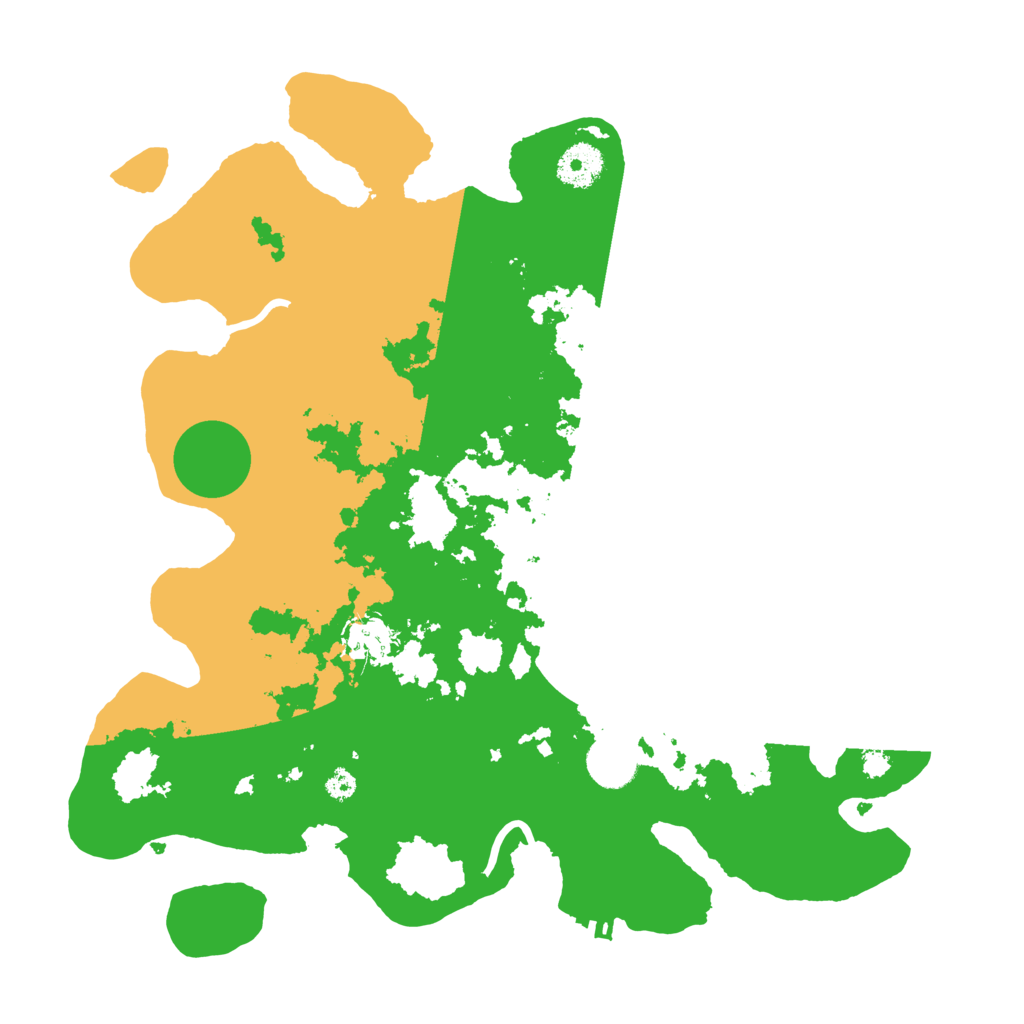 Biome Rust Map: Procedural Map, Size: 3500, Seed: 7014