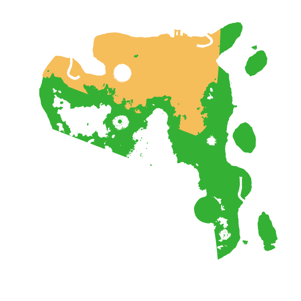 Biome Rust Map: Procedural Map, Size: 3000, Seed: 1140375077
