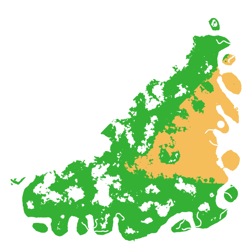 Biome Rust Map: Procedural Map, Size: 6000, Seed: 1534882131