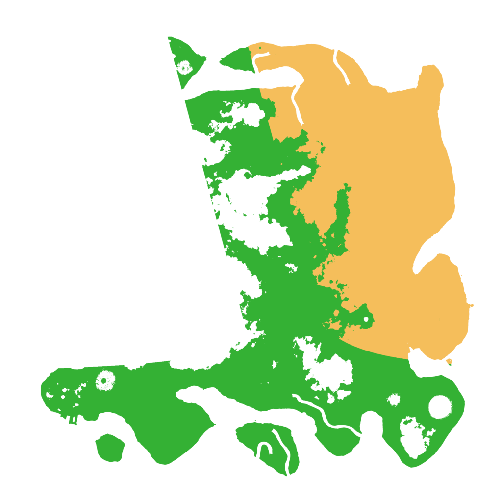 Biome Rust Map: Procedural Map, Size: 3800, Seed: 848587650