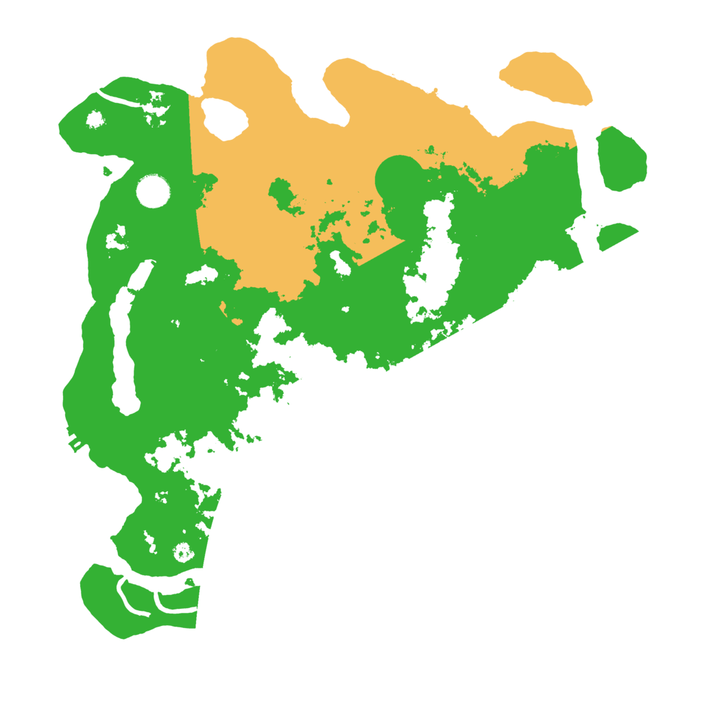 Biome Rust Map: Procedural Map, Size: 3700, Seed: 815821140