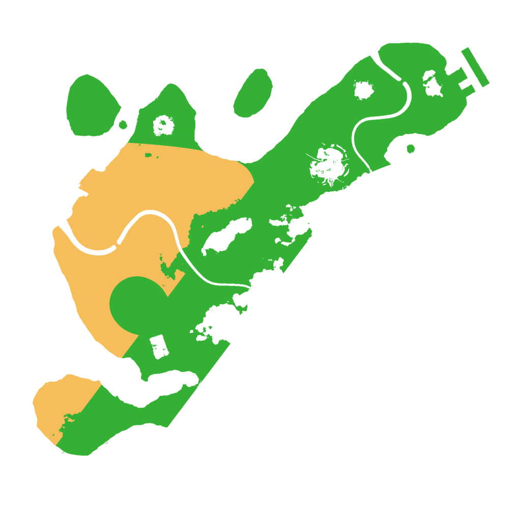 Biome Rust Map: Procedural Map, Size: 2500, Seed: 1662112992