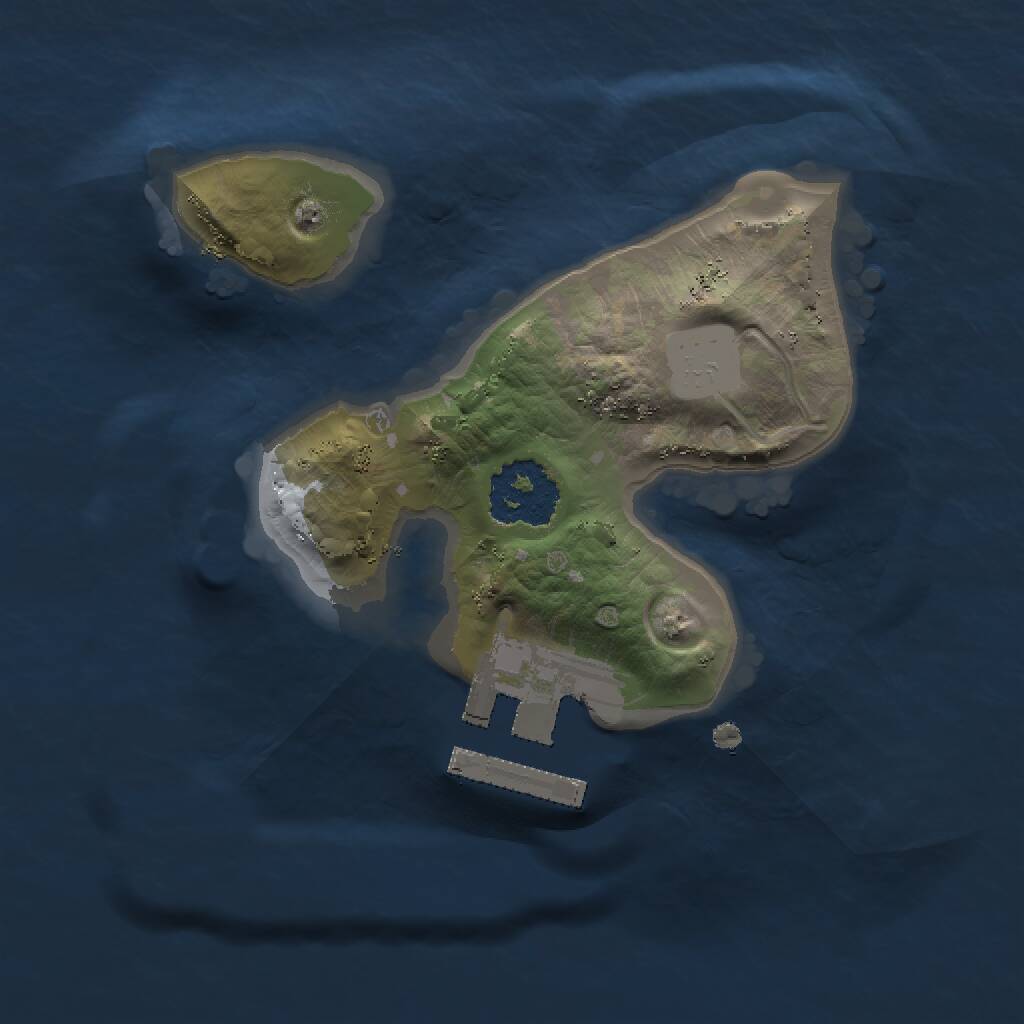 Rust Map: Procedural Map, Size: 1500, Seed: 836429099, 2 Monuments