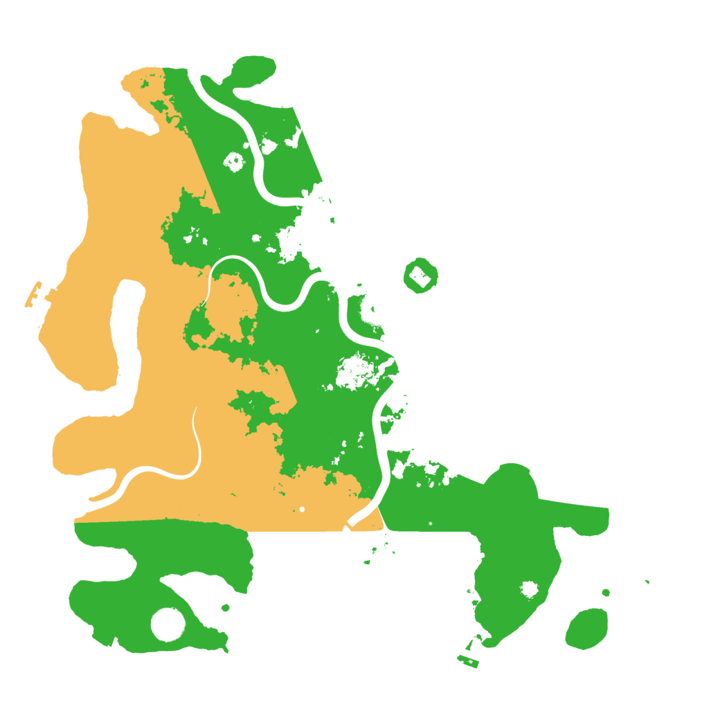 Biome Rust Map: Procedural Map, Size: 3750, Seed: 296054299