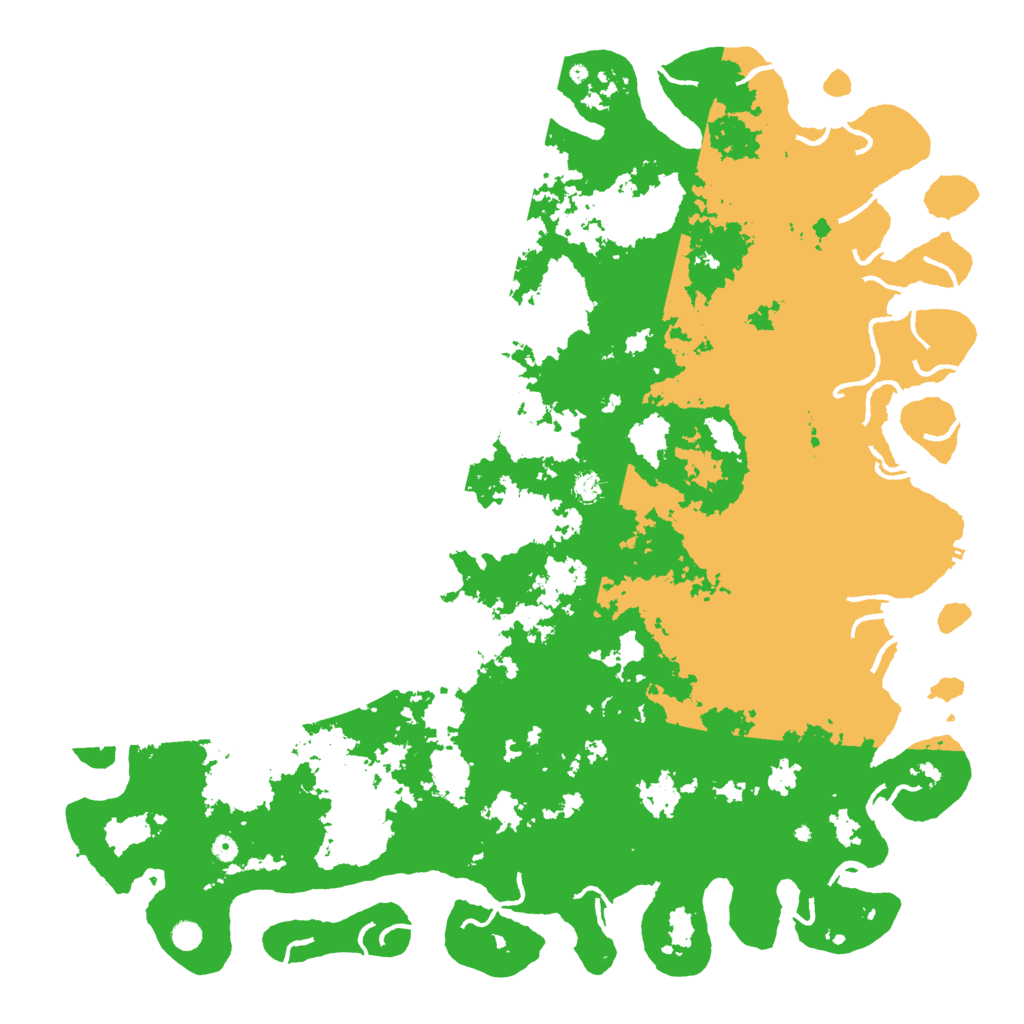 Biome Rust Map: Procedural Map, Size: 6000, Seed: 411054237